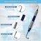 A2Z Scilab 6 Pcs Hollow Handle Sickle Scaler Blue Titanium Coated Stainless Steel Dental Tools A2Z-ZR-BLU-SS6 - alternate 2